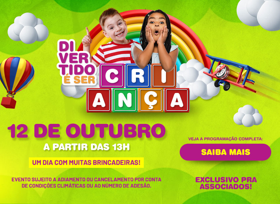 São Carlos Clube - Clube terá megaevento de Dia das Crianças